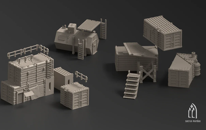 Kyhlden Hive City Docks - Stacked Prints.com