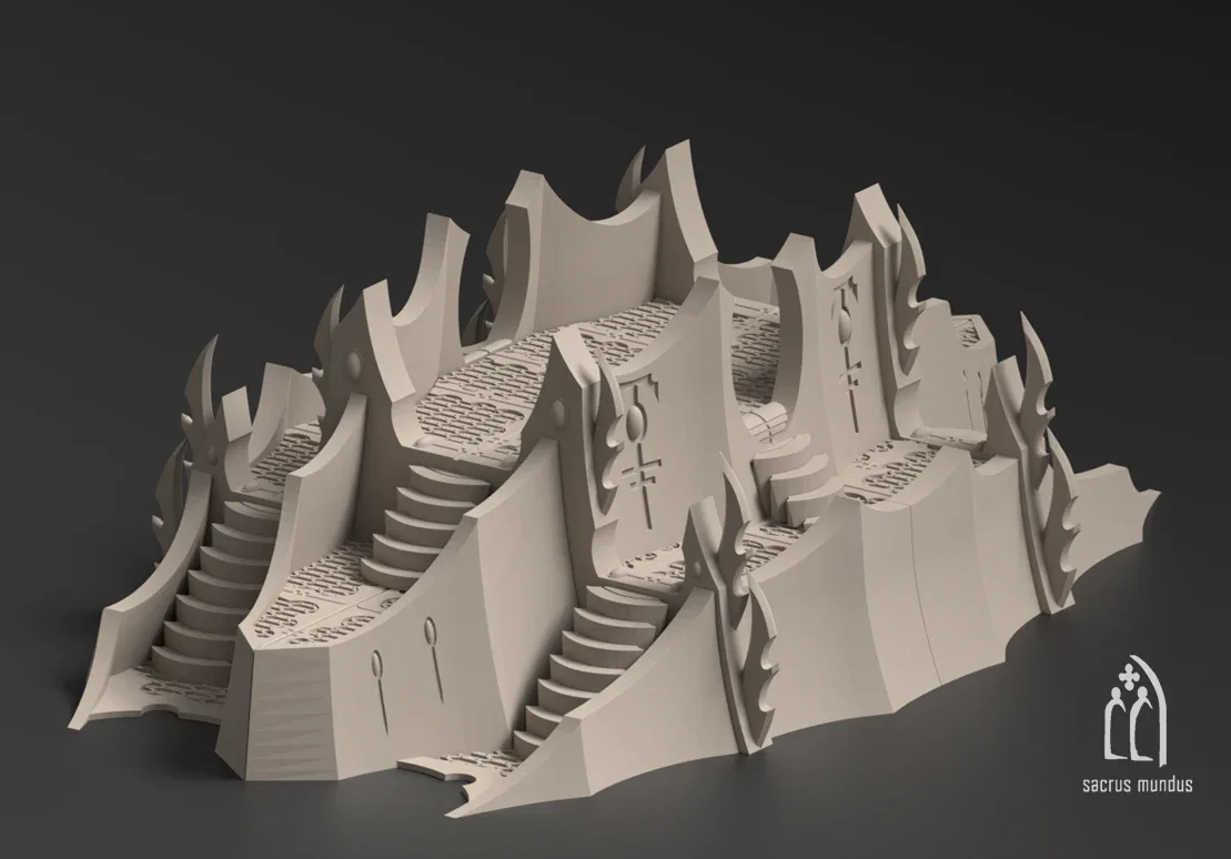 Arlengrad, Misty Star City - Stacked Prints.com