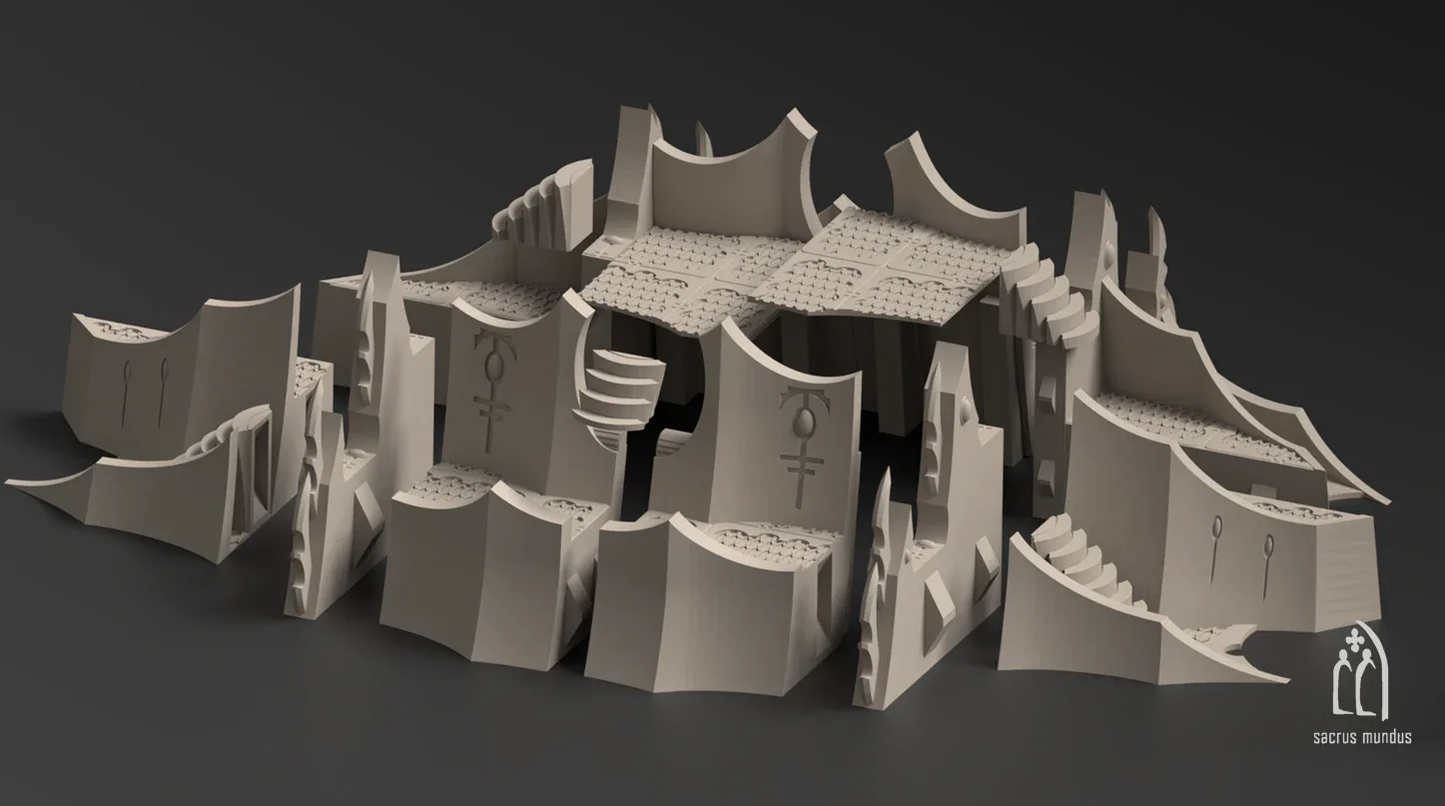 Arlengrad, Misty Star City - Stacked Prints.com