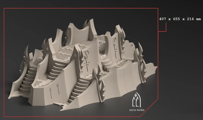 Arlengrad, Misty Star City - Stacked Prints.com