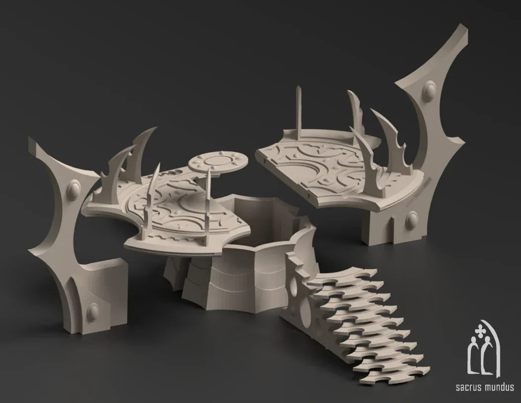 Arlengrad, Misty Star City - Stacked Prints.com