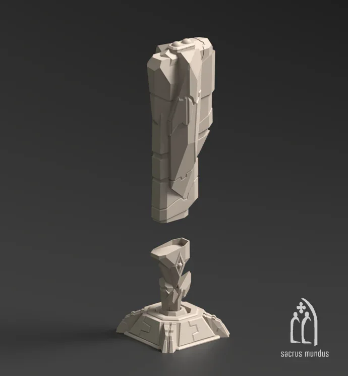 Delta-sol Alien Border World - Stacked Prints.com