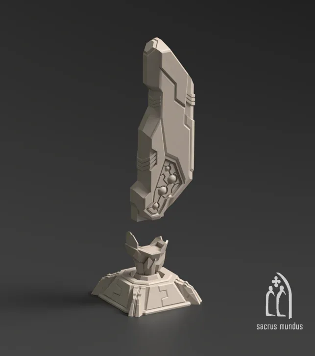 Delta-sol Alien Border World - Stacked Prints.com