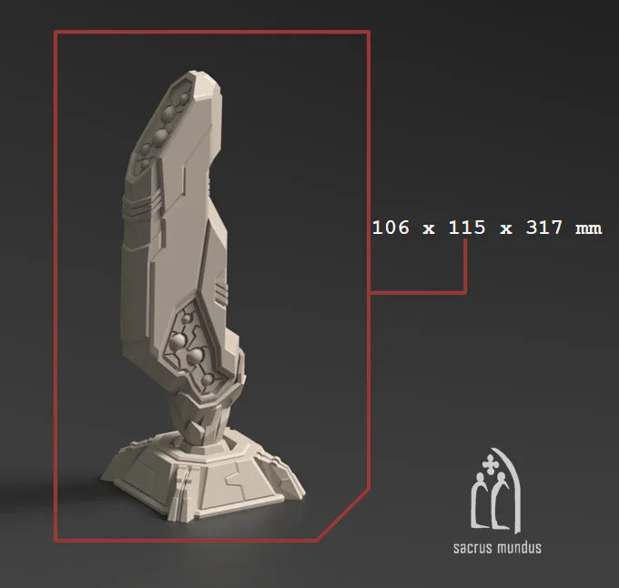 Delta-sol Alien Border World - Stacked Prints.com