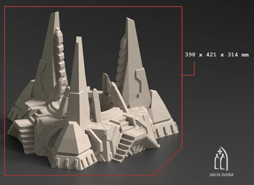 Delta-sol Alien Border World - Stacked Prints.com