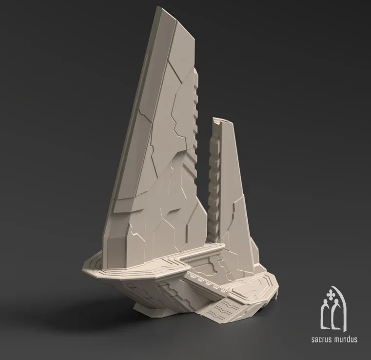 Delta-sol Alien Border World - Stacked Prints.com