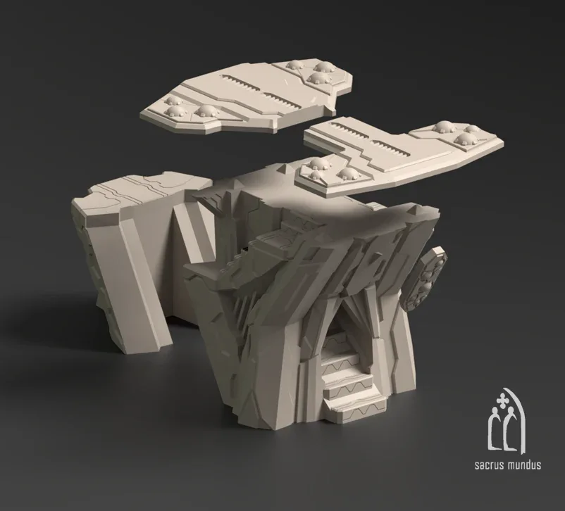 Delta-sol Alien Border World - Stacked Prints.com