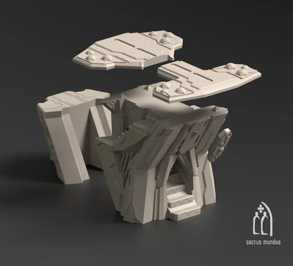 Delta-sol Alien Border World - Stacked Prints.com