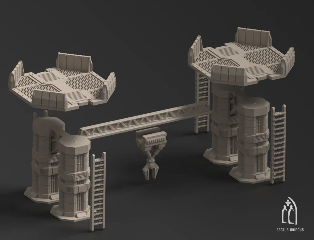 Kyhlden Hive City Docks - Stacked Prints.com