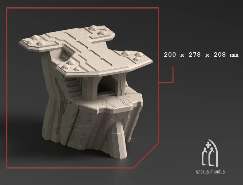 Delta-sol Alien Border World - Stacked Prints.com