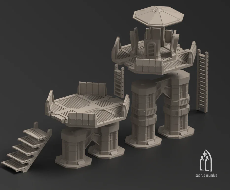 Kyhlden Hive City Docks - Stacked Prints.com
