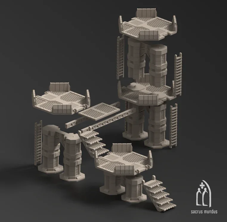 Kyhlden Hive City Docks - Stacked Prints.com