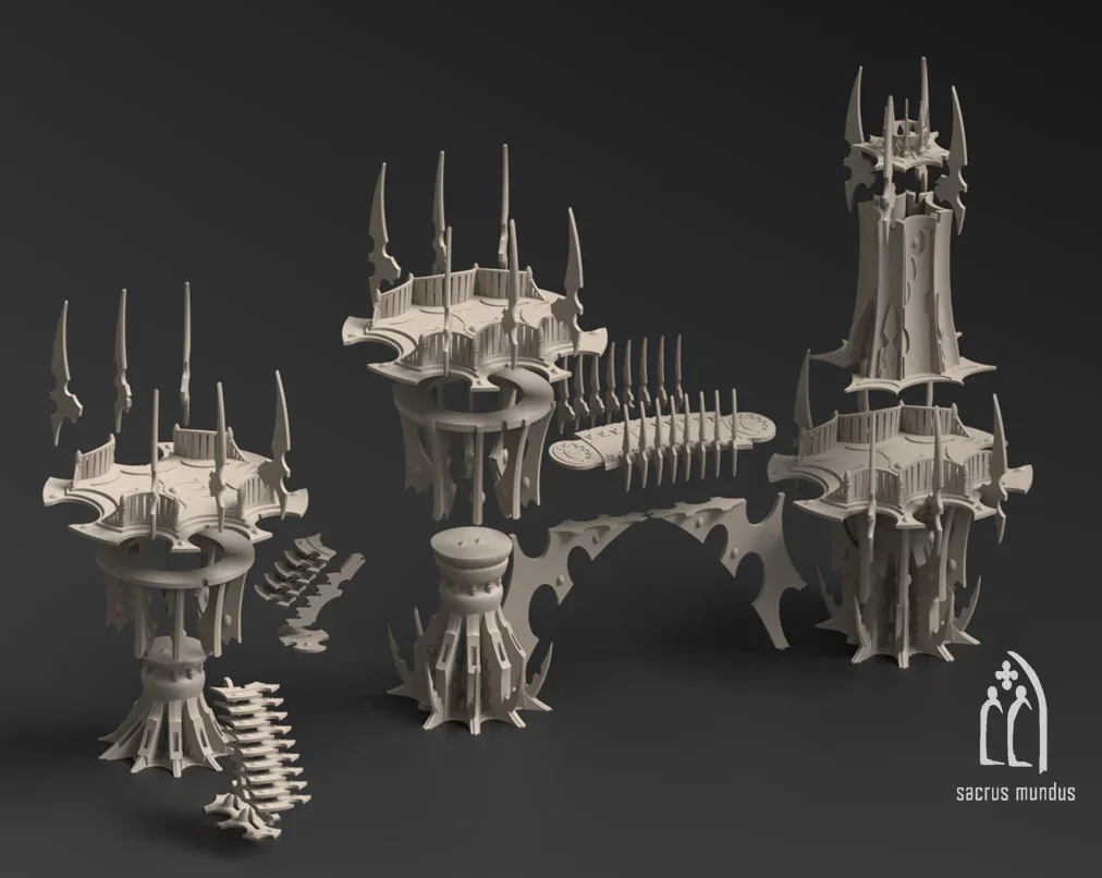 Arlengrad, Misty Star City - Stacked Prints.com