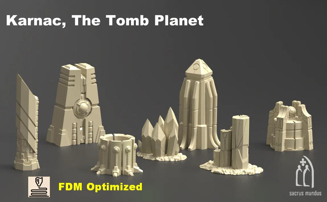 Karnac, The Tomb Planet - Stacked Prints.com