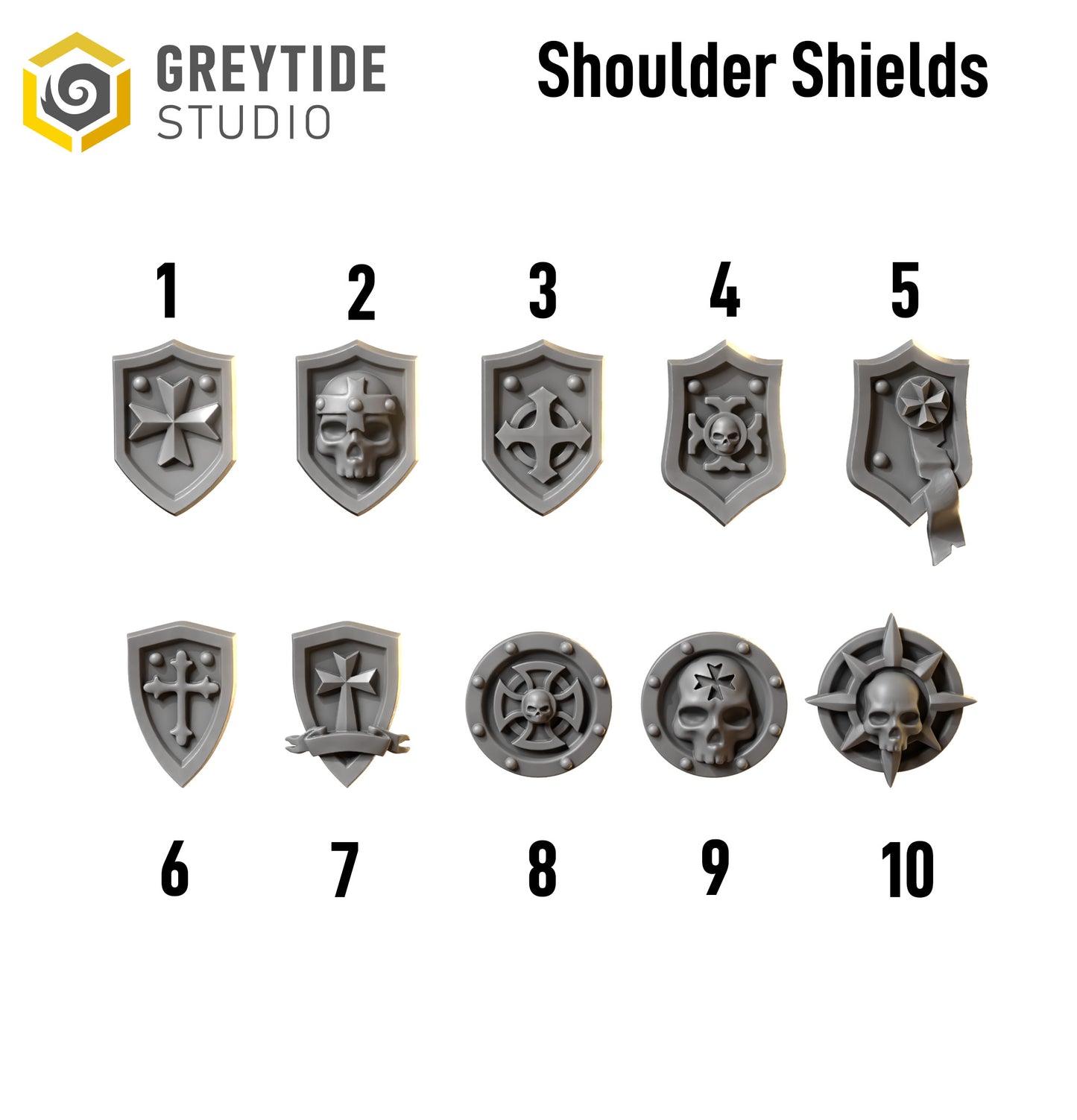 Eternal Crusaders Big Armor Pack: Shoulder Shields