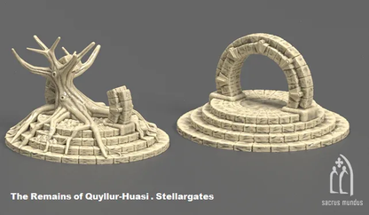 Quyllur Alien Temple - Stacked Prints.com