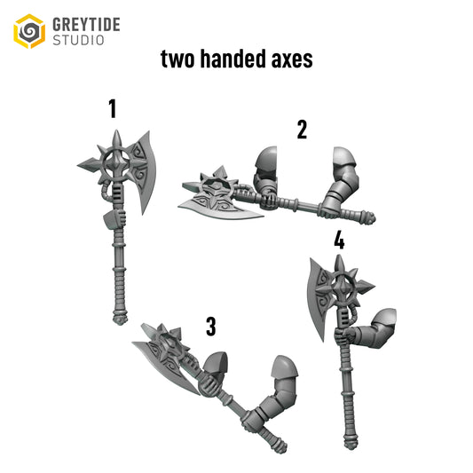 Crimson Lords: two handed axes