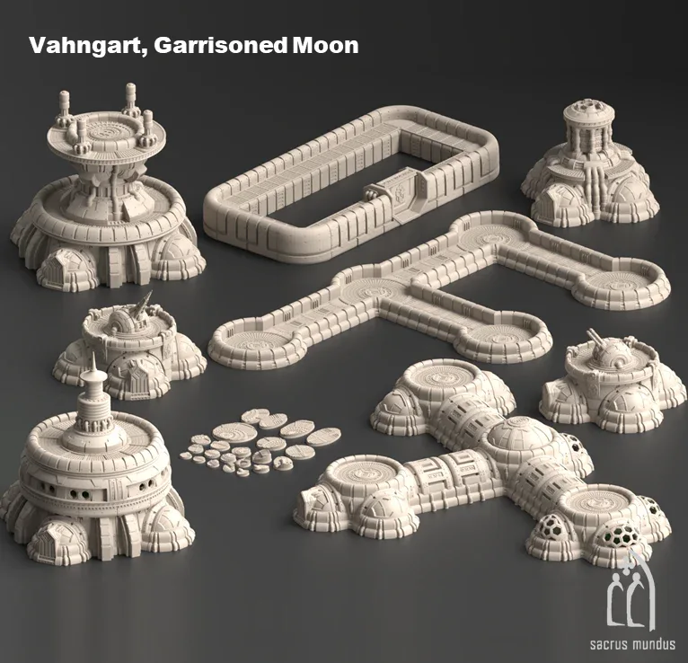 Vahngart, Garrisoned Moon - Stacked Prints.com