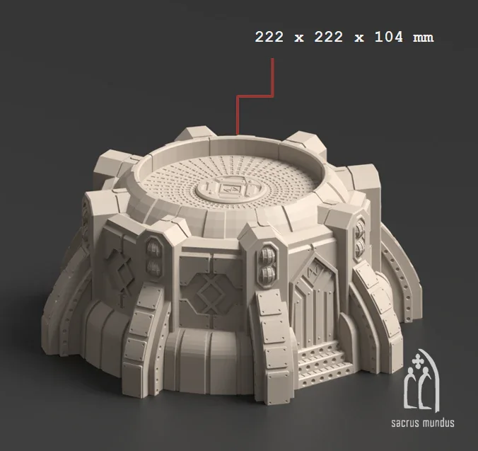 Vatar XI Mining Complex - Space Dwarf Terrain - Stacked Prints.com