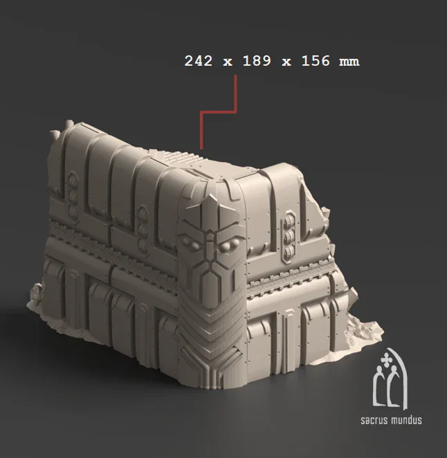 Vatar XI Mining Complex - Space Dwarf Terrain - Stacked Prints.com