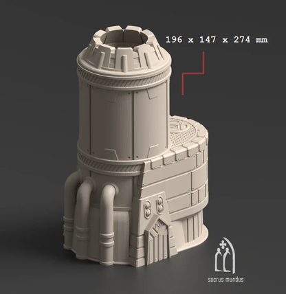 Vatar XI Mining Complex - Space Dwarf Terrain - Stacked Prints.com