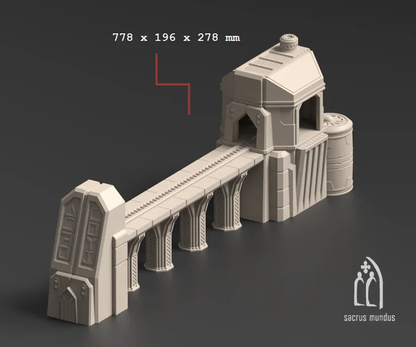 Vatar XI Mining Complex - Space Dwarf Terrain - Stacked Prints.com