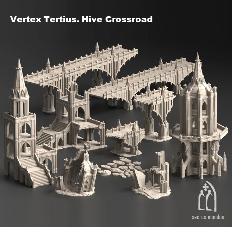 Vertex Tertius Hive Crossroad - Stacked Prints.com