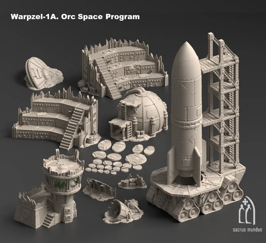 Warpzel-1A Orc Space Program - Stacked Prints.com