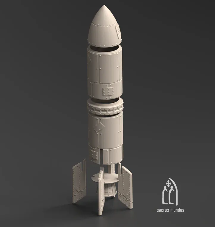 Warpzel-1A Orc Space Program - Stacked Prints.com