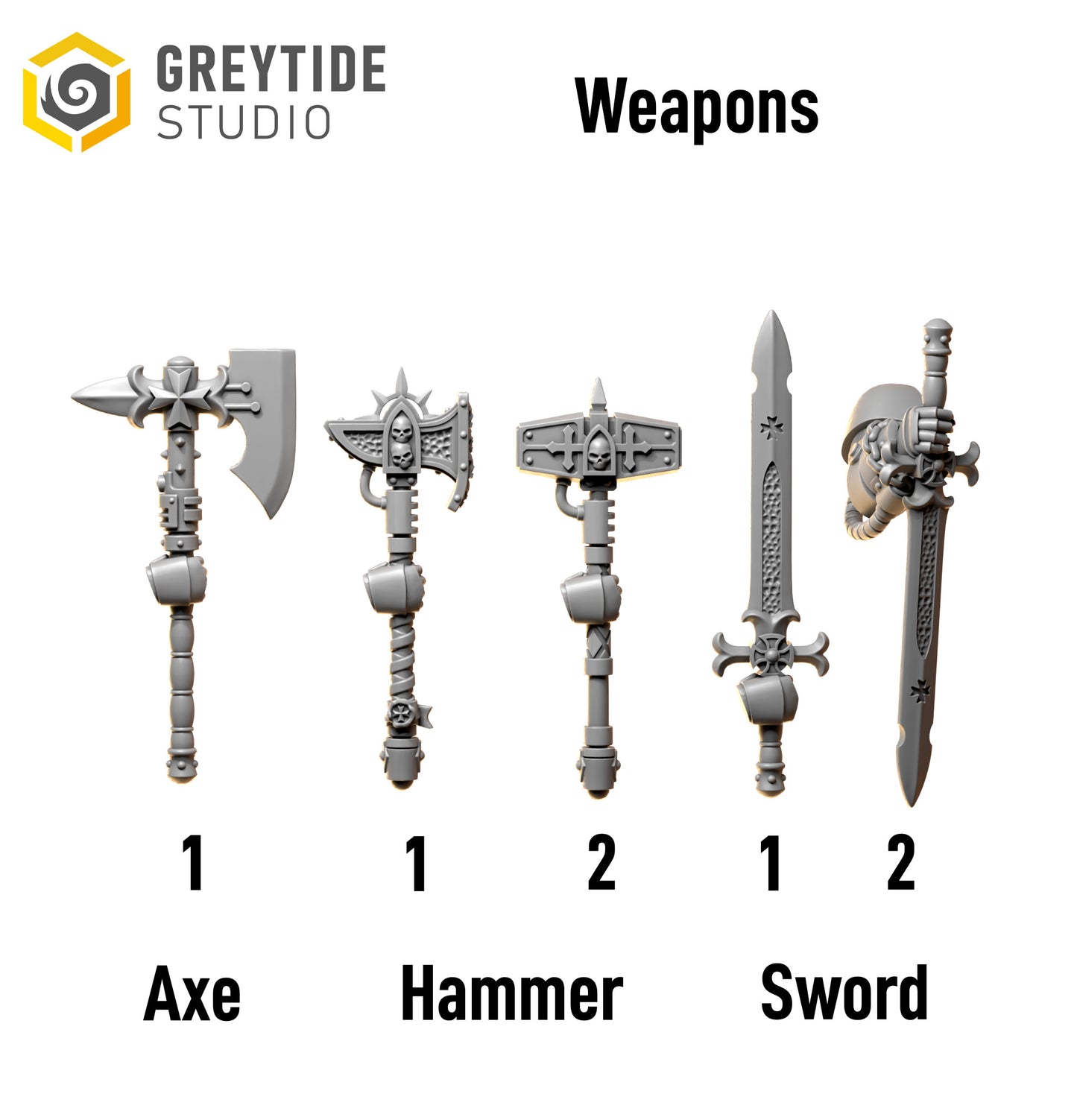 Eternal Crusaders Big Armor Pack: Weapons