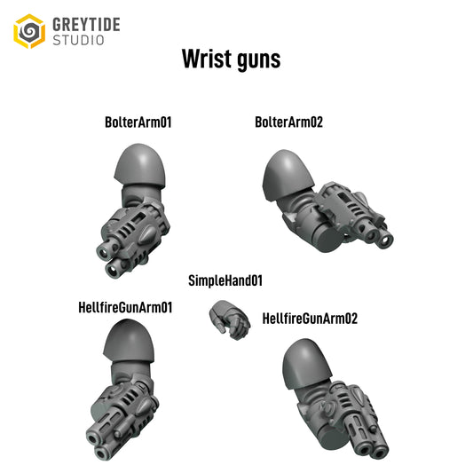 Crimson Lords: Wrist guns
